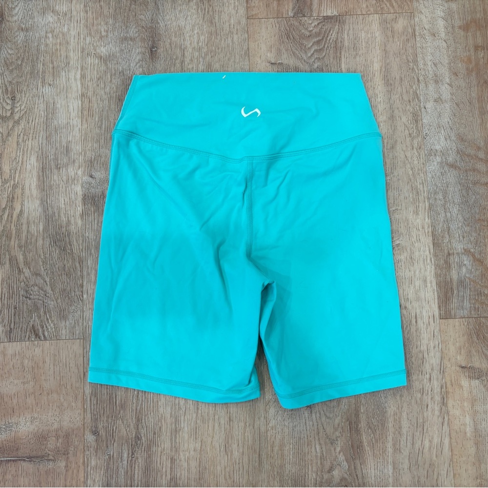 LF Teal High-Rise Bike Shorts